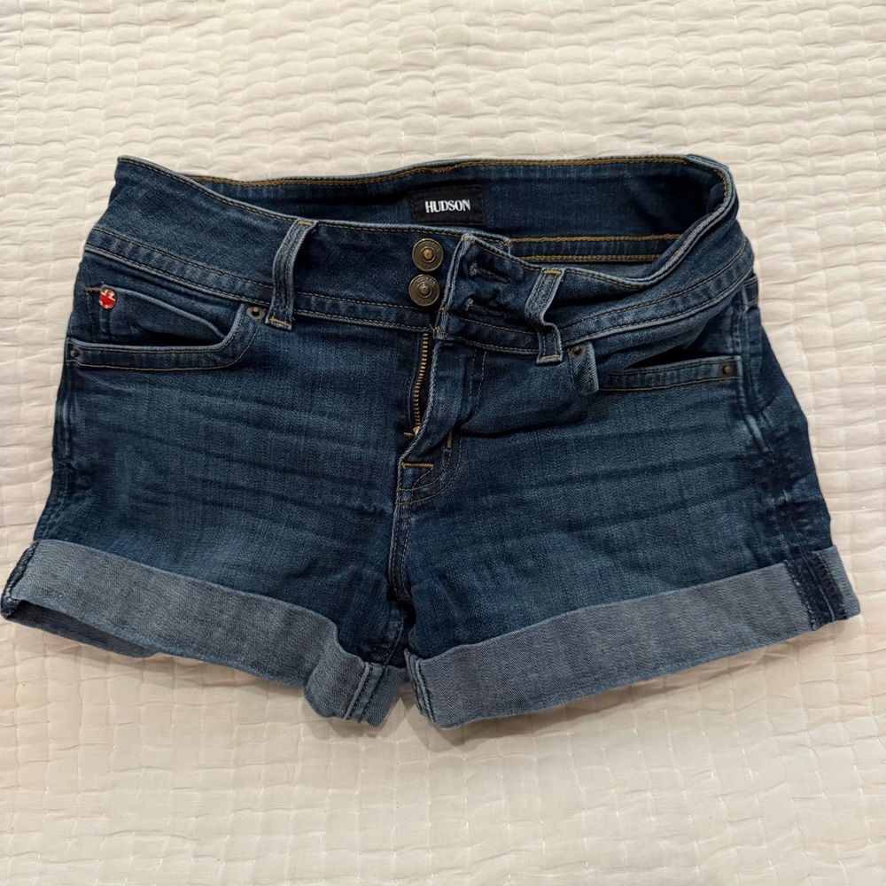 Hudson Jeans Women's Blue Denim Shorts